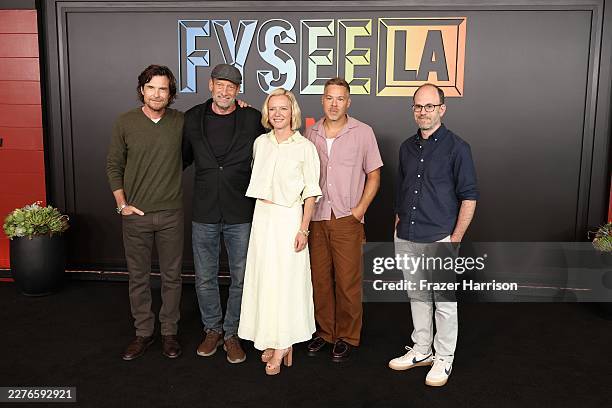 Jason Bateman, Troy Kotsur, Kate Susman, Zach Baylin and Alex DiGerlando attend Netflix's "Black Rabbit" ATAS Event at Netflix Tudum Theater on May...