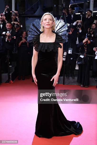 Cate Blanchett attends the "Paper Tiger" screening during the 79th annual Cannes Film Festival at Palais des Festivals on May 16, 2026 in Cannes,...
