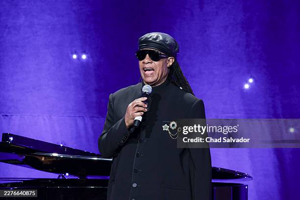 Stevie Wonder at the 51st Annual Gracie Awards held at Beverly Wilshire, A Four Seasons Hotel on May 19, 2026 in Los Angeles, California.