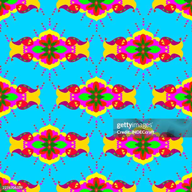 mandala seamless pattern - 1920 background stock illustrations