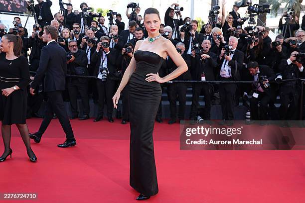 Adriana Lima attends the "Garance" screening during the 79th annual Cannes Film Festival at Palais des Festivals on May 17, 2026 in Cannes, France.
