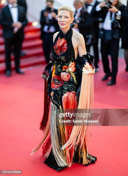 Cate Blanchett attends the "Garance" screening during the 79th annual Cannes Film Festival at Palais des Festivals on May 17, 2026 in Cannes, France.