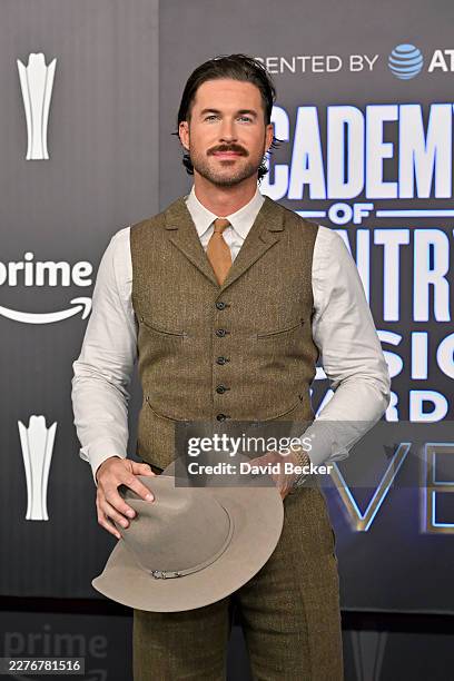 Riley Green attends the 61st Academy of Country Music Awards at MGM Grand Garden Arena on May 17, 2026 in Las Vegas, Nevada.