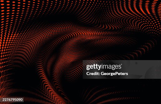 Flowing liquid half tone pattern background Flowing liquid half tone pattern background