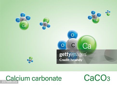 Molecule-CaCO3(Calcium carbonate) Molecule-CaCO3(Calcium carbonate)