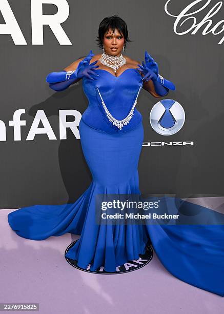 Lizzo at the amfAR Gala Cannes 2026 held at Hotel du Cap-Eden-Roc on May 21, 2026 in Antibes, France.