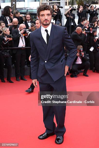 Niels Schneider attends the "L'Inconnue" screening during the 79th annual Cannes Film Festival at Palais des Festivals on May 18, 2026 in Cannes,...
