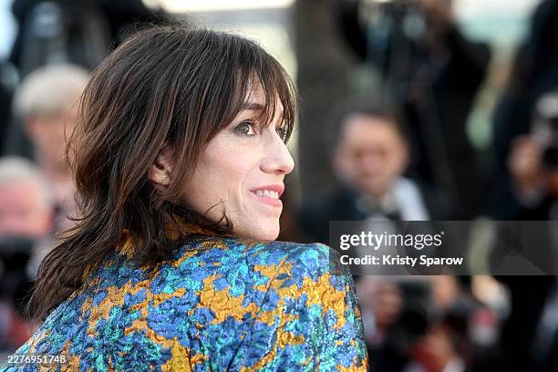 Charlotte Gainsbourg attends the "Fjord" screening during the 79th annual Cannes Film Festival at Palais des Festivals on May 18, 2026 in Cannes,...