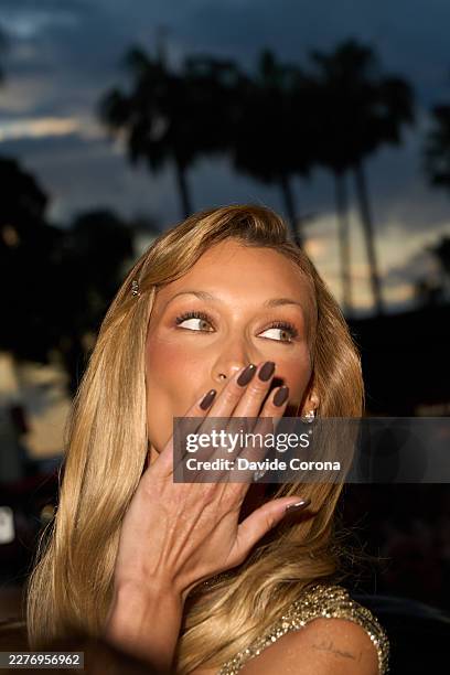 Bella Hadid is seen at the Hotel Martinez during the 79th annual Cannes Film Festival on May 18, 2026 in Cannes, France.