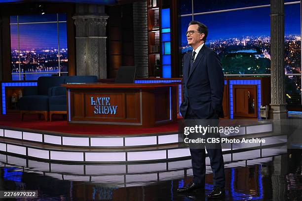 Stephen Colbert on the CBS series The Late Show with Stephen Colbert, scheduled to air on the CBS Television Network.
