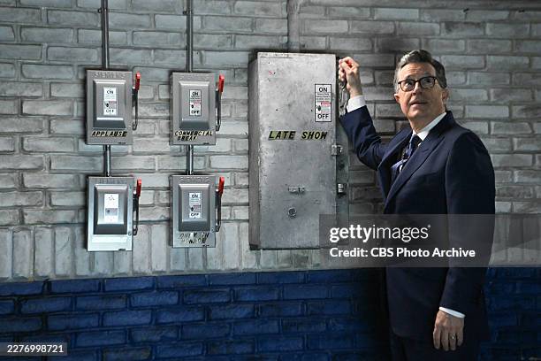 Stephen Colbert on the CBS series The Late Show with Stephen Colbert, scheduled to air on the CBS Television Network.