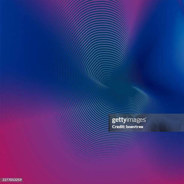 psychedelic lines - magnetism stock illustrations