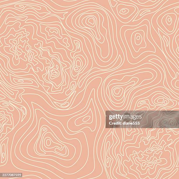 topographical map seamless background pattern - seamless topographic stock illustrations