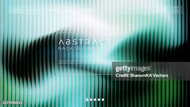multicolored dark abstract background with neon glow, gradient colors, textured pattern, blurred motion, defocused light, vertical holographic fractal ribbed glass effect, futuristic technology design for landing page, web banner, poster template - aurora stock illustrations