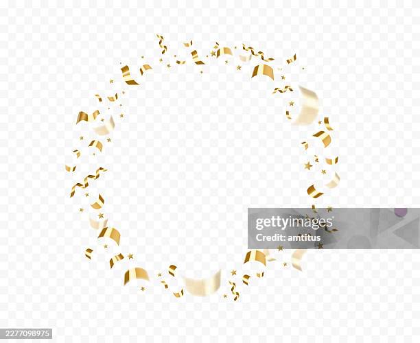 glitter circle - confetti background stock illustrations