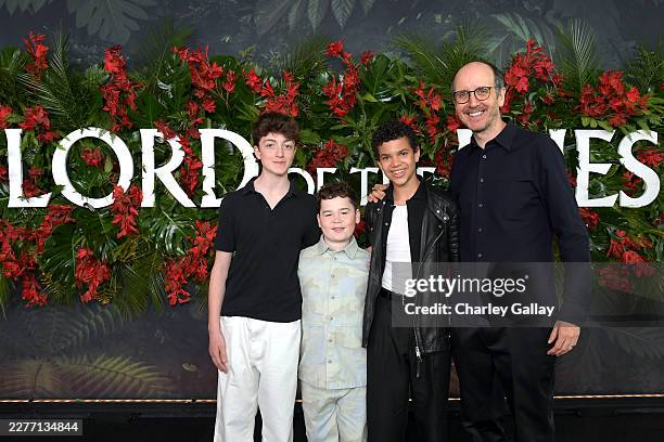 Ike Talbut, David McKenna, Winston Sawyers and Jack Thorne attend Netflix's FYSEE LA presents the "Lord of the Flies" ATAS official at Netflix Tudum...