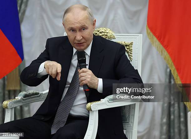 Putin Time Russian President Vladimir Putin speaks during his meeting with... News ...
