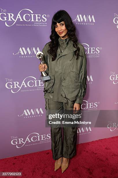 Jameela Jamil attends the Alliance for Women in Media Foundation's 51st Annual Gracie Awards at the Beverly Wilshire, a Four Seasons Hotel on May 19,...