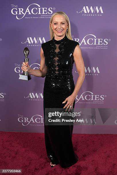 Katherine LaNasa attends the Alliance for Women in Media Foundation's 51st Annual Gracie Awards at the Beverly Wilshire, a Four Seasons Hotel on, May...
