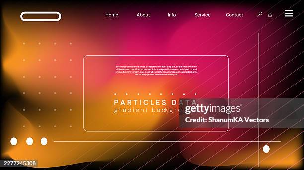 multicolored dark abstract background with neon glow, gradient colors, textured pattern, blurred motion, defocused light, vertical holographic fractal ribbed glass effect, futuristic technology design for landing page, web banner, poster template - liquid refraction stock illustrations