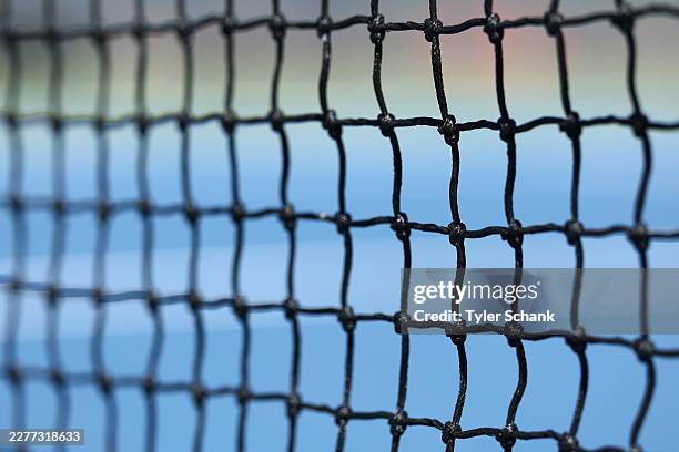Detail of the net during the Division II Women's Tennis Championship on May 24, 2026 in Surprise, Arizona.