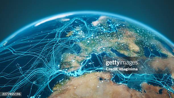 global underwater fiber optic cable network map - kabel bildbanksfoton och bilder