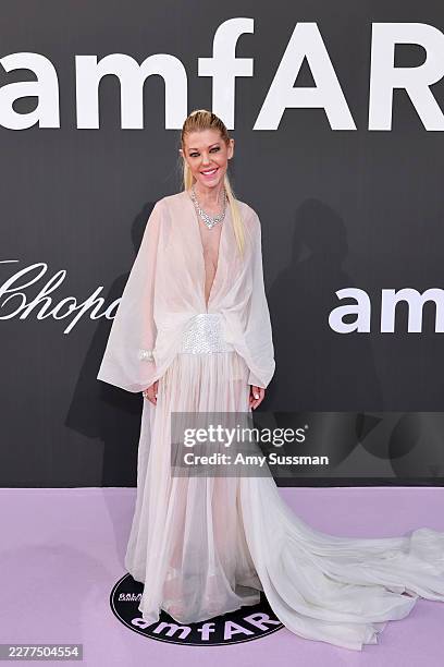 Tara Reid attends the amfAR Gala Cannes 2026 presented by Chopard at Hotel du Cap-Eden-Roc on May 21, 2026 in Cap d'Antibes, France.
