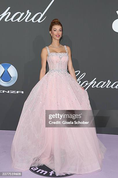 Jessica Vargas attends the amfAR Gala Cannes 2026 presented by Chopard at Hotel du Cap-Eden-Roc on May 21, 2026 in Cap d'Antibes, France.
