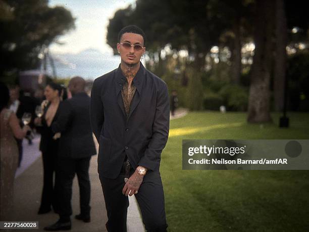 Kyle Kuzma attends the amfAR Gala Cannes 2026 presented by Chopard at Hotel du Cap-Eden-Roc on May 21, 2026 in Cap d'Antibes, France. These portraits...