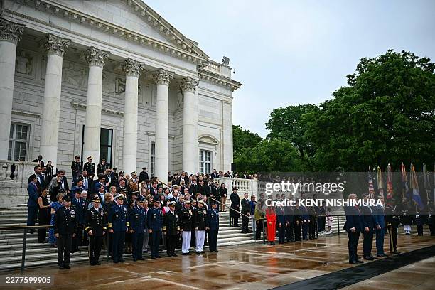 President Donald Trump, Vice President JD Vance, Defense Secretary Pete Hegseth, and Maj. General Antoinette Gant, Commanding General of the Joint...