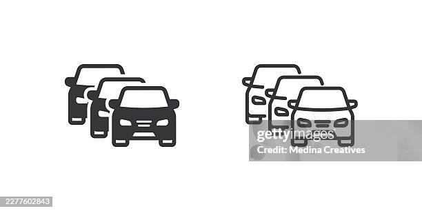 traffic icons. glyph solid and line series icon. - replacement icon stock illustrations