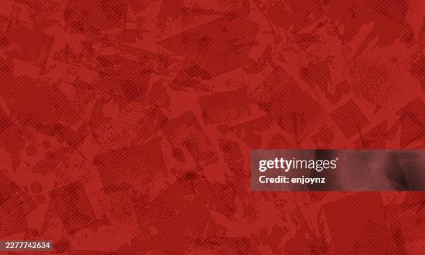 seamless red grunge paint textured pattern background wallpaper - blood splatter background stock illustrations