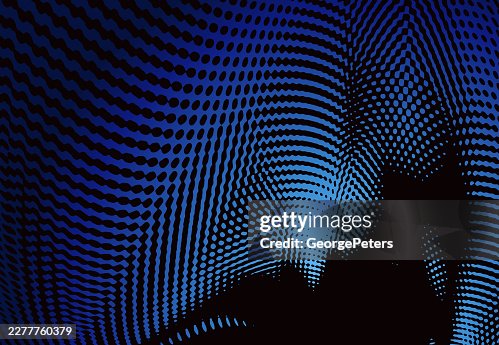 Flowing liquid half tone pattern background Flowing liquid half tone pattern background