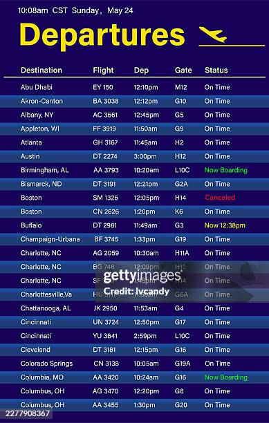 departures information board - timber table stock illustrations