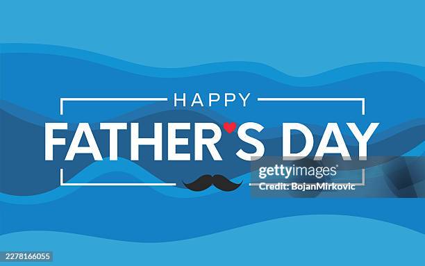 father's day card, abstract flowing background. vector - appreciation week stock illustrations