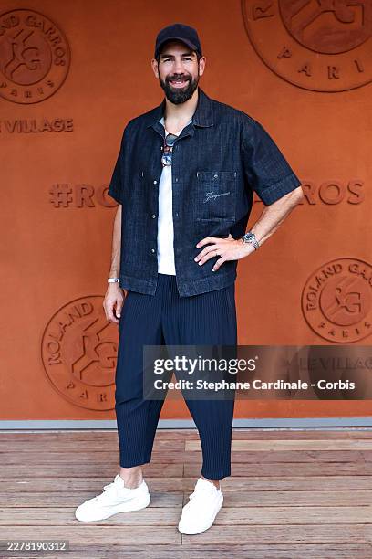 Nikola Karabatic attends Day Two of the 2026 French Open on May 25, 2026 in Paris, France.