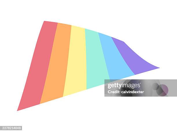 rainbow flag - rainbow transparent background stock illustrations