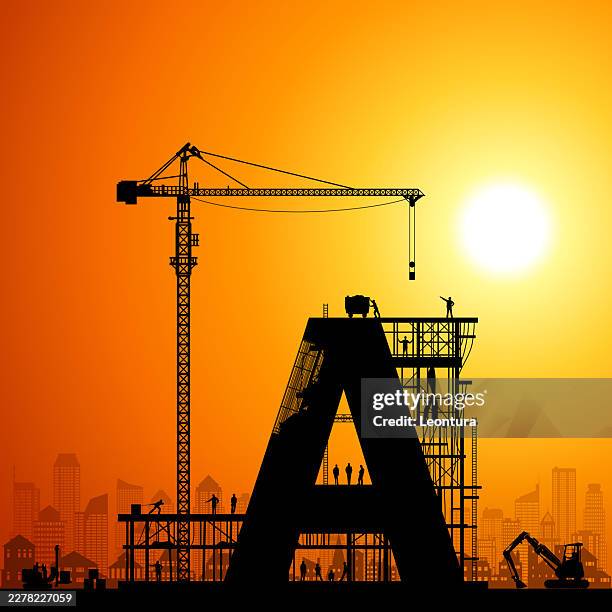 making an a - site preparation stock illustrations