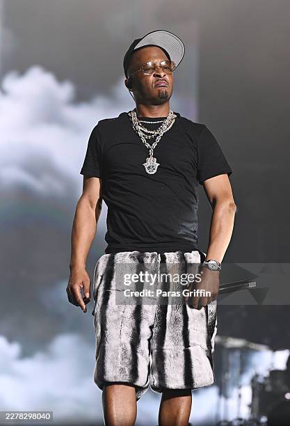 24z Rapper Rapper T.I. performs onstage during Hot 107.9 Birthday Bash 2026 at ...