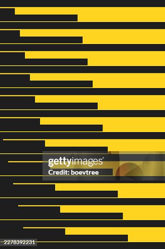 Abstract yellow black rectangle transition psychedelic stripe pattern background Abstract yellow black rectangle transition psychedelic stripe pattern background