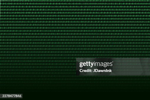 Green binary code hacker background with zero and 1 numbers Green binary code hacker background with zero and 1 numbers