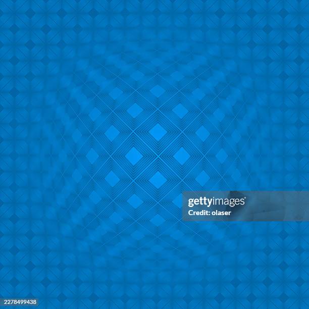 blue geometric background with repeating diamond shapes, soft gradients, and layered patterned texture. the image has a symmetrical, decorative surface with a cool, modern digital feel. - green screen background stock illustrations