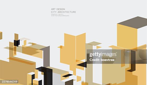 abstract modern architecture concepts background - brick construction background stock illustrations