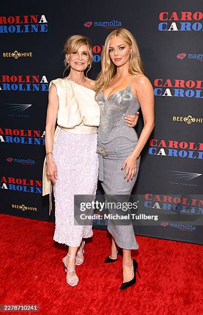 Kyra Sedgwick and Samara Weaving attend the Los Angeles premiere of Magnolia Pictures' "Carolina Caroline" at Vidiots on May 28, 2026 in Los Angeles,...