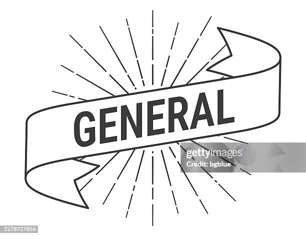 general - banner with sunbursts on white background - general view stock illustrations