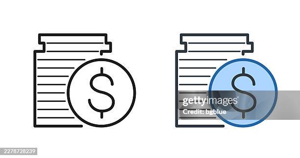dollar coins stack. icons for design - editable stroke icon - coin stack white background stock illustrations