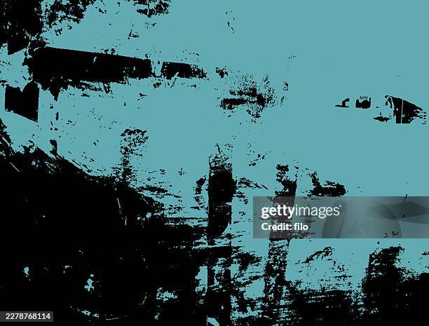 textured grunge abstract blue paint background pattern - pool splash stock illustrations