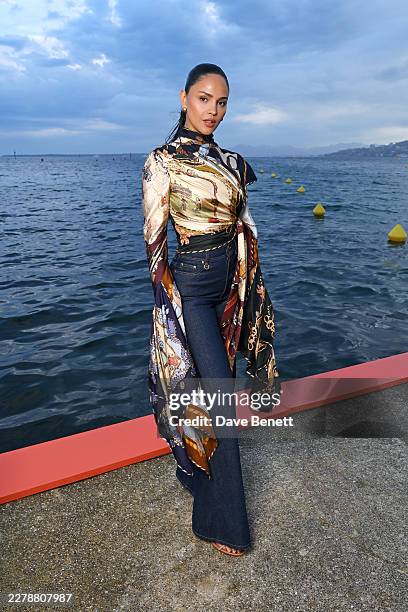 Eiza Gonzalez attends a special dinner as part of the ZIMMERMANN Summer Escape at Hotel Belles Rives on June 2, 2026 in Antibes, France.