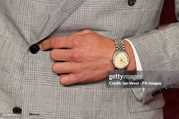 Rolex watch on the wrist of Tom Francis arriving at the Variety Power of Women: London at the Chancery Rosewood in London. Picture date: Wednesday...