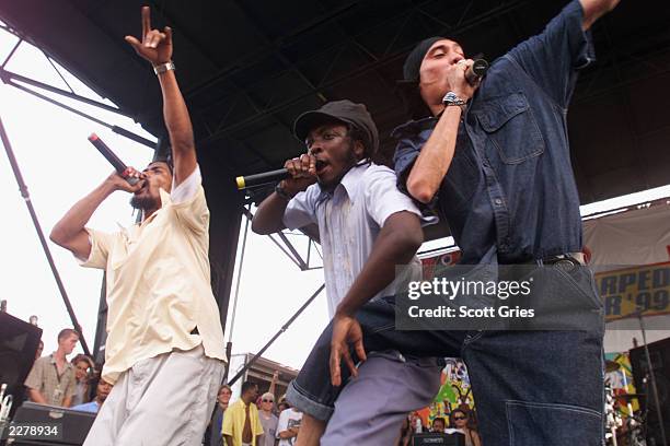 The Black Eyed Peas perform during the Warped Tour at Randalls Island on July 16, 1999. Photo: Scott Gries/Getty Images